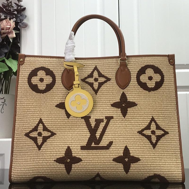 LV Handbags Tote Bags M57644 straw brown